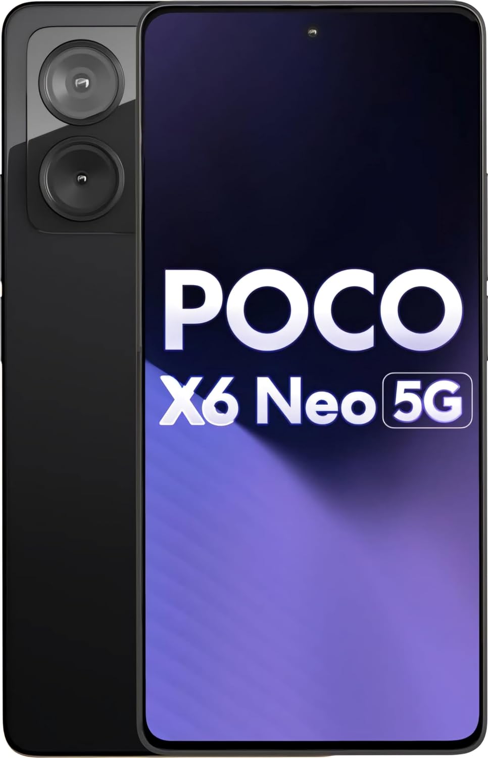 POCO X6 Neo 5G (Astral Black, 8GB RAM, 128GB Storage) | Dimensity 6080 Processor | 5000 mAh Battery + 33W Fast Charging | 108MP + 2MP Rear Camera & 16MP...