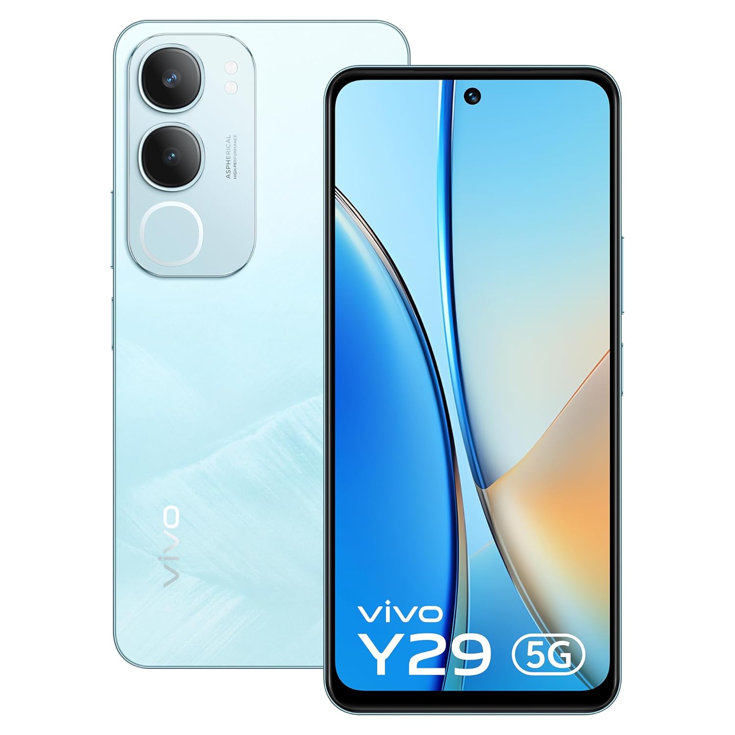 Vivo Y29 5G (Glacier Blue, 4GB RAM, 128GB Storage) with No Cost EMI/Additional Exchange Offers